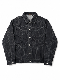 LASER FLOW DENIM JACKET