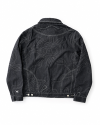 LASER FLOW DENIM JACKET