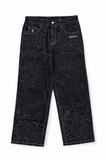 LASER FLOW DENIM JEANS