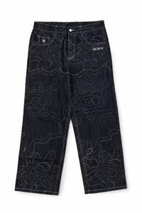 LASER FLOW DENIM JEANS