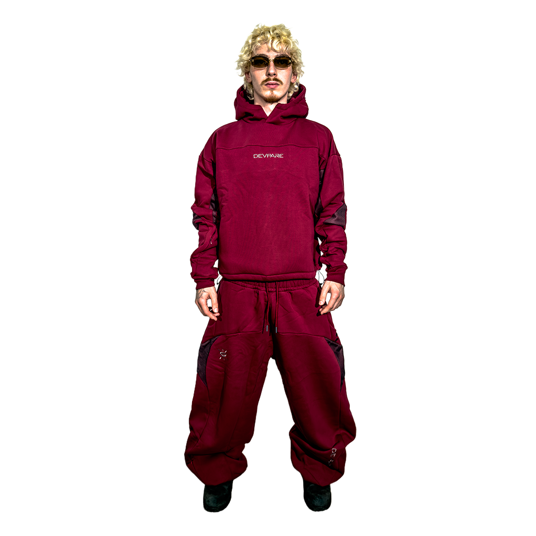 BURGANDY VOLVE JOGGERS